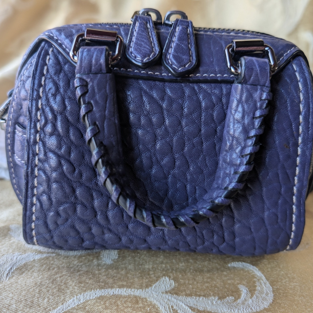Coach Purple Leather Women's Bag - Picture 3 of 12